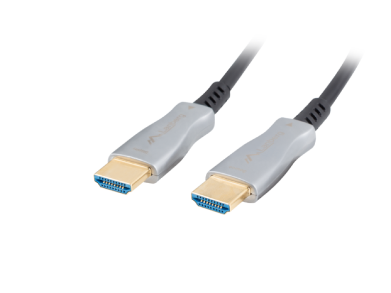 LANBERG Cablu HDMI M/M v2.0 10 m optic negru AOC, CA-HDMI-20FB-0100-BK