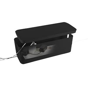 Logilink CUTIE cabluri pentru gestionare cabluri, din plastic, 407x157x133.5mm, black, KAB0062