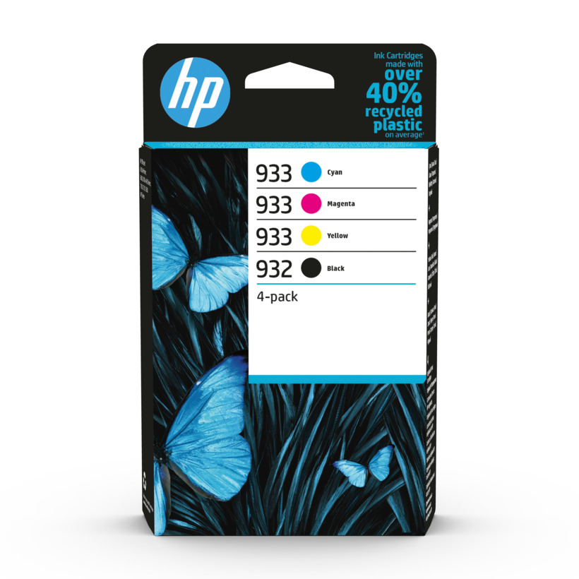HP Combo-Pack Original CMYK, nr.932+nr.933 pentru OfficeJet 6xxx|7xxx|, 6ZC71AE