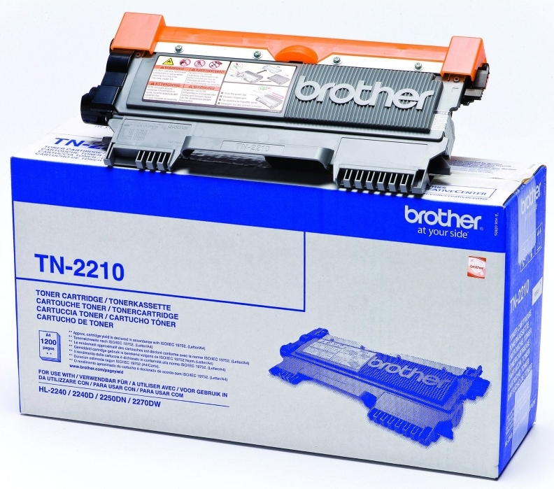 BROTHER Toner Original Black pentru HL-2240|2250|DCP-7060|7065|7070|MFC-7360|7460|Fax-2845, TN2210