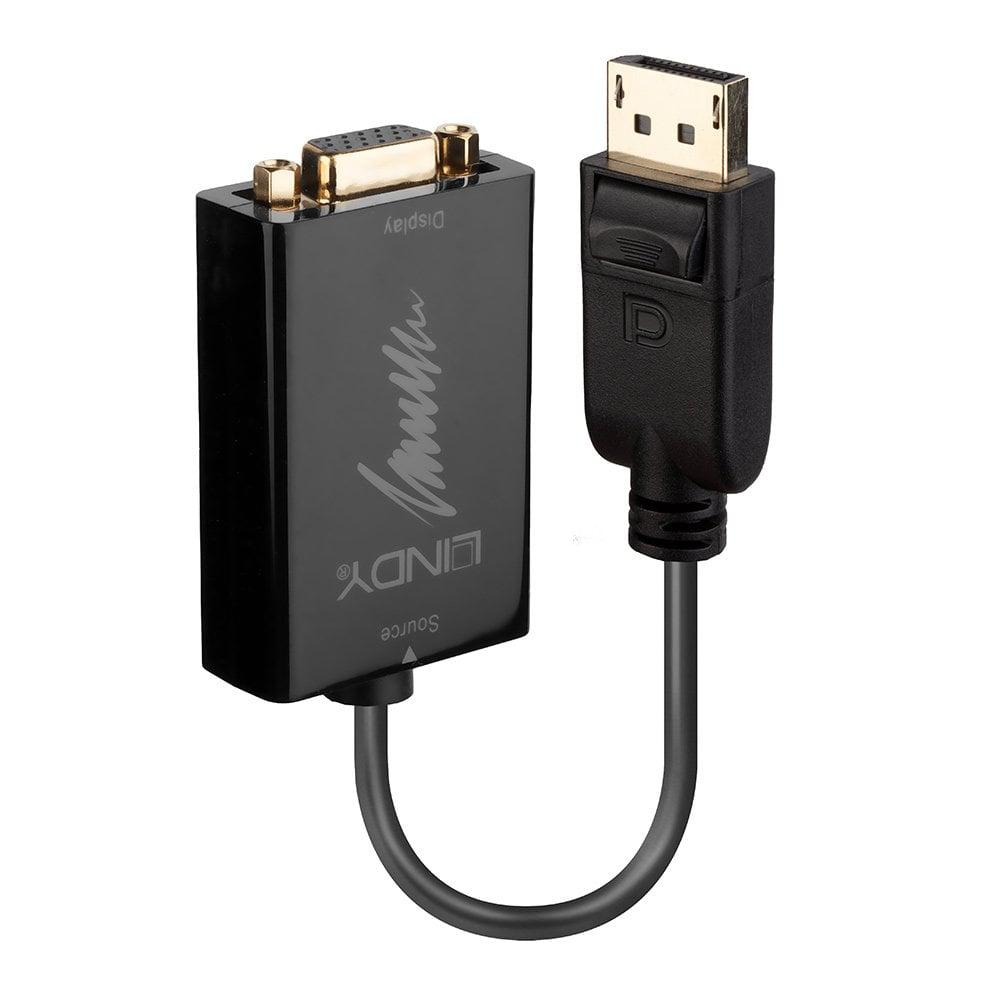 Lindy Adaptor Activ DisplayPort to VGA, LY-41006
