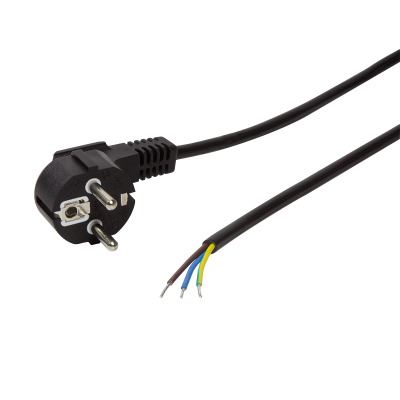 Logilink CABLU alimentare 1.8m, intrare Schuko, iesire fire fara conector 3 x 0.75mm2, 10A /, CP135