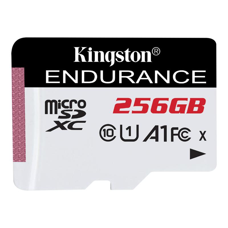 KINGSTON Card de Memorie MicroSDXC 256GB microSDXC UHS-I U1 V10 High-Endurance, SDCE/256GB