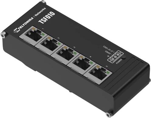 TELTONIKA SWITCH "TSF010", 5 x LAN port 10/100 Mbps, flat si compact, TSF010000000