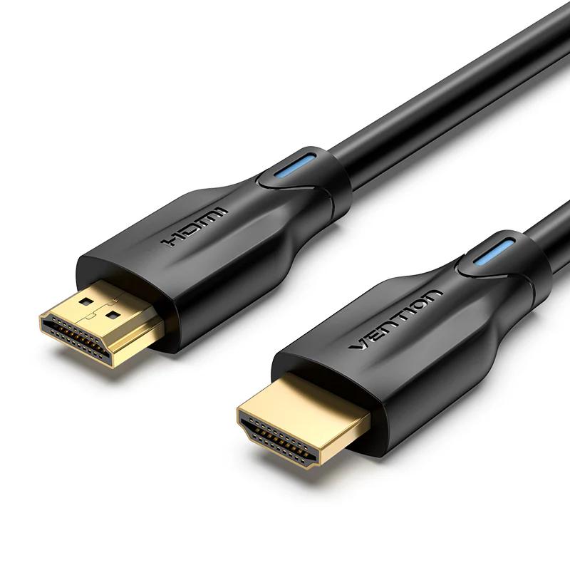 Vention Cablu video, HDMI (T) la HDMI (T), 1m, rezolutie 8K la 60Hz, conectori auriti, negru, AANBF