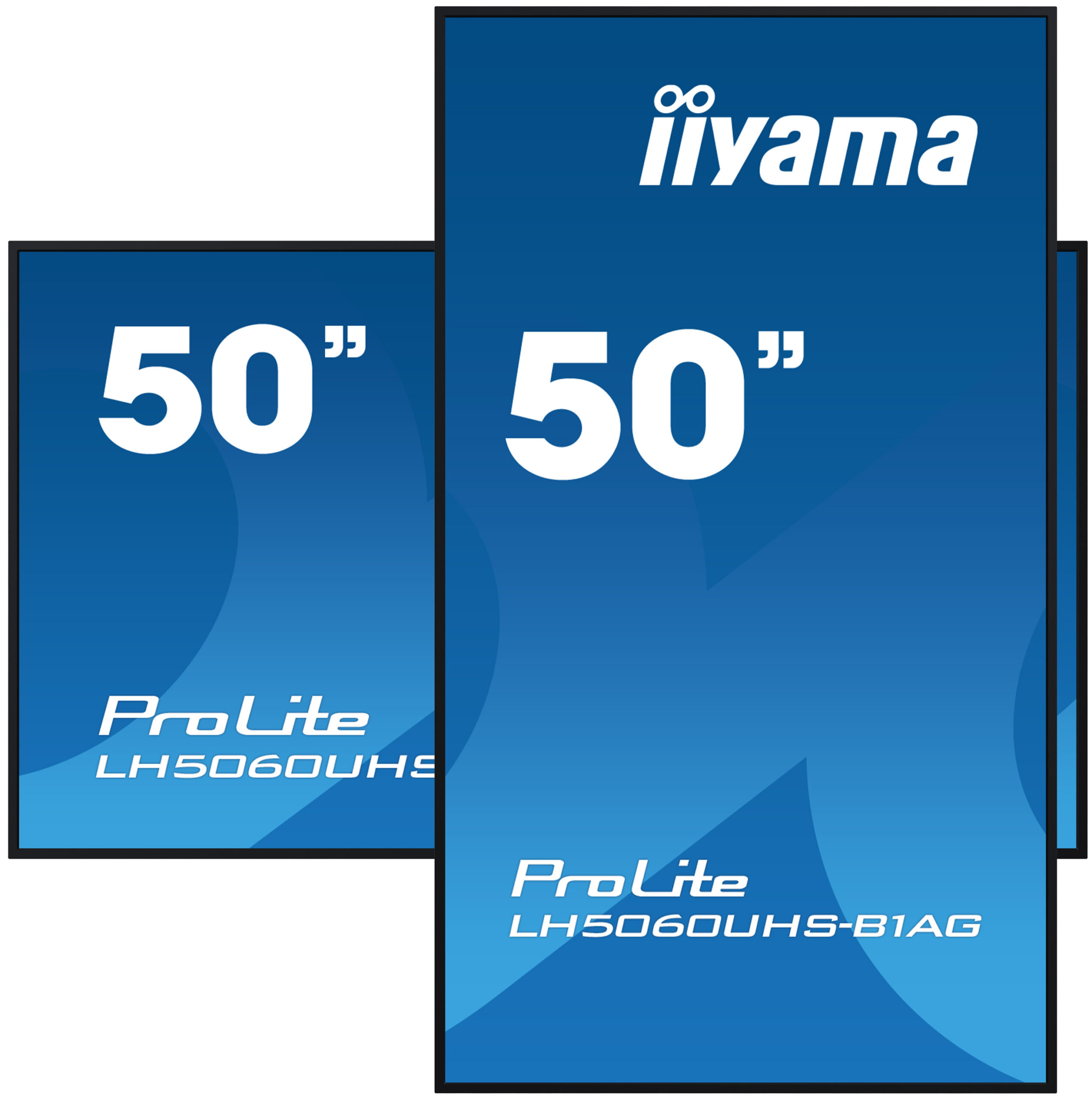 Iiyama LFD 50 4K UHD professional digital signage 3840x2160 16:9 500 cd/m2 1200:1, LH5060UHS-B1AG - imagine 5