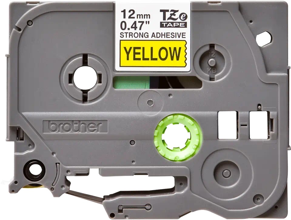 BROTHER Banda laminata Original Black on Yellow, TZS631 pentru, TZES631