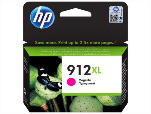 HP Cartus Cerneala Original Magenta, nr.912XL pentru OfficeJet 8013|8023, 825, 3YL82AE