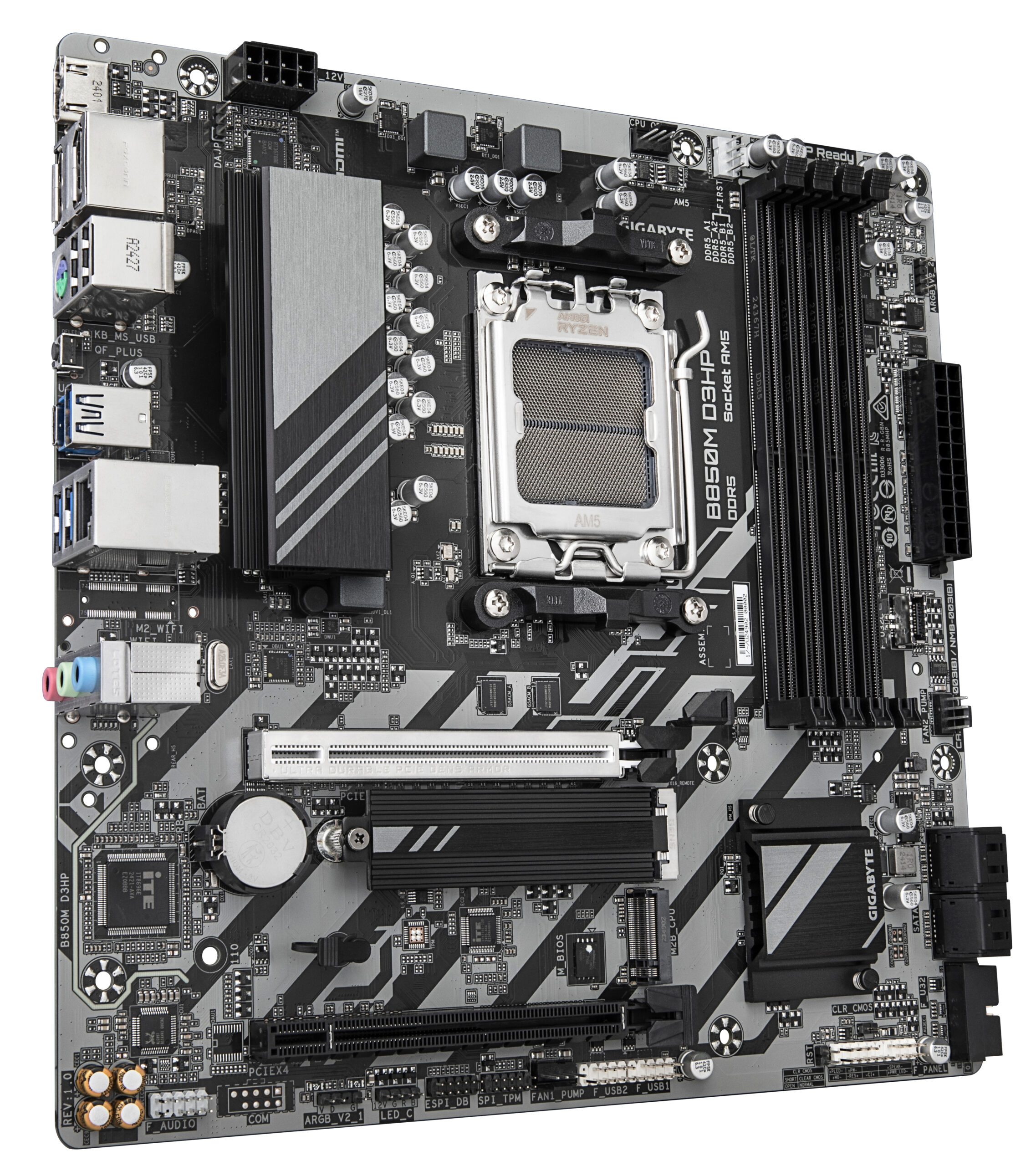 Gigabyte MB AMD B850 SAM5 MATX/, B850M D3HP 1.2 - imagine 3