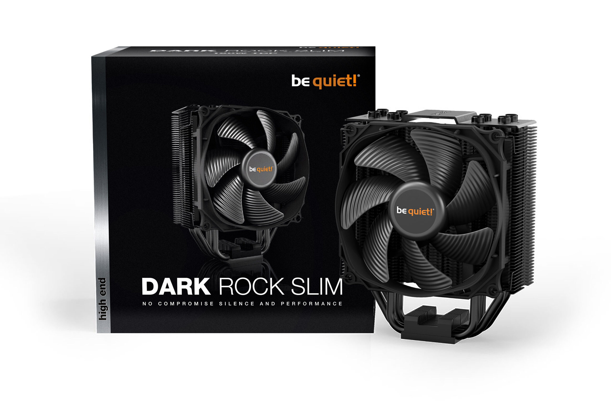 Be Quiet COOLER Dark Rock Slim,racire aer, Ø6 mm×4 pcs heatpipe, skt. Intel LGA, BK024 - imagine 6