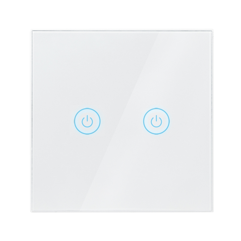 Logilink INTRERUPATOR, Wi-Fi Smart, ecran tactil, 2 butoane, indicator LED compatibil TUYA, SH0125