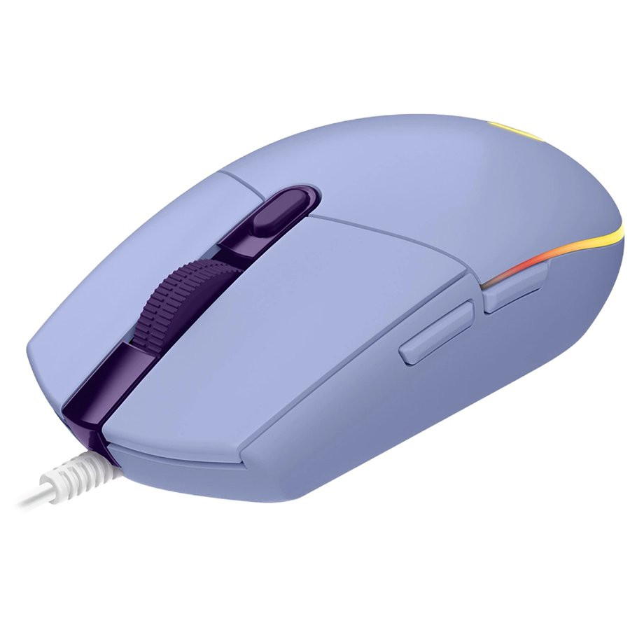 Logitech MOUSE, G102 LIGHTSYNC, gaming, cu fir, USB, optic, 8000 dpi, butoane/scroll 6/1, 910-005854 - imagine 2