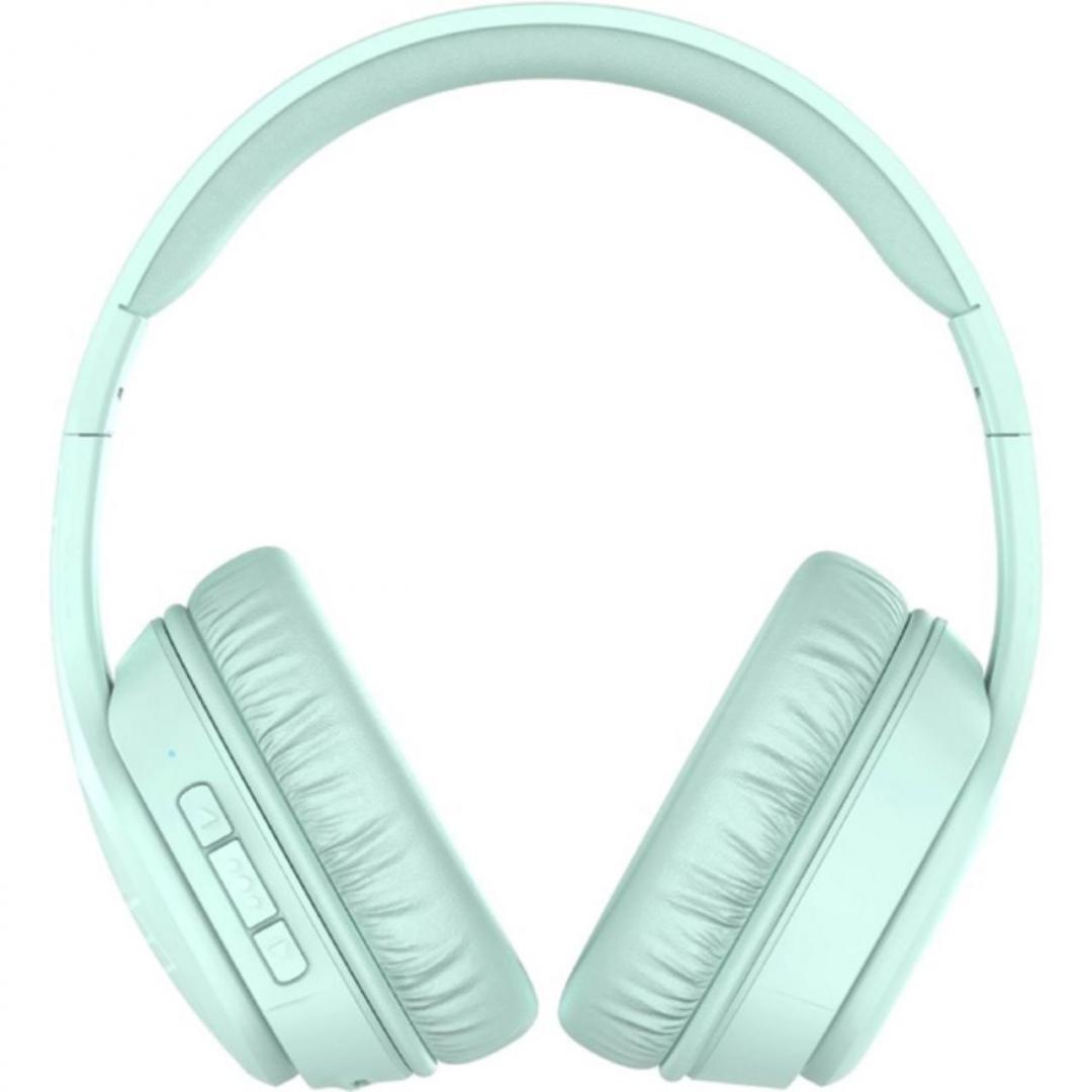 POWERLOCUS Casti Over-ear P7, Wireless, Verde, PWL-P7-MINT