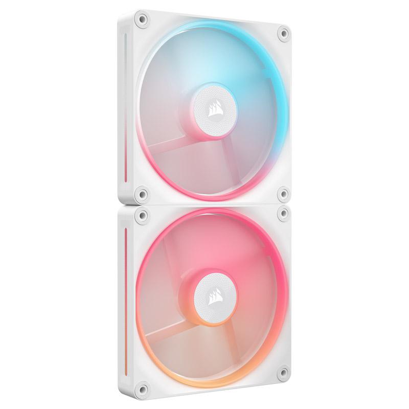 Corsair Ventilatoare CR iCUE LINK LX140-R RGB WH, CO-9051056-WW