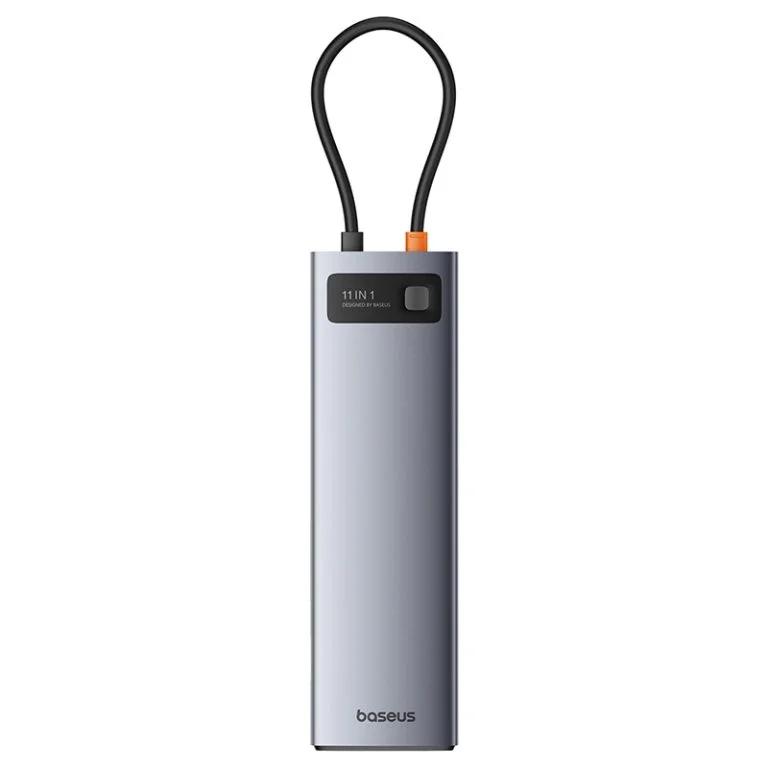 Baseus DOCKING Station Metal Gleam Series 11-in-1, conectare PC USB-C,Type-C to, B00030709811-00 - imagine 2