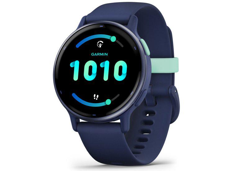 Garmin Ceas vivoactive 5 Blue/Blue Metal, 010-02862-12