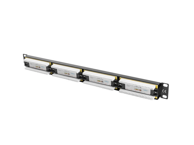 Lanberg Patch panel 24 porturi 1U Cat.6 UTP ng, PPU6-1024-B
