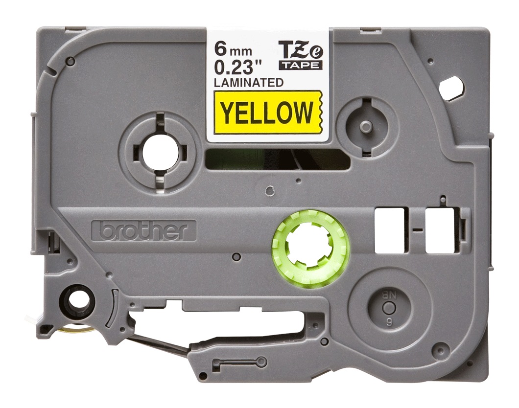 BROTHER Banda Laminata Original Black on Yellow pentru H105WB|P-TOUCH, TZE611