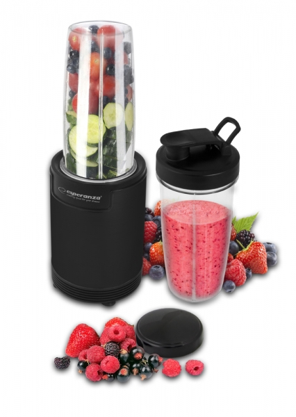 Esperanza Blender Nutri Shot 700W 6in1 800ml Negru, EKM029