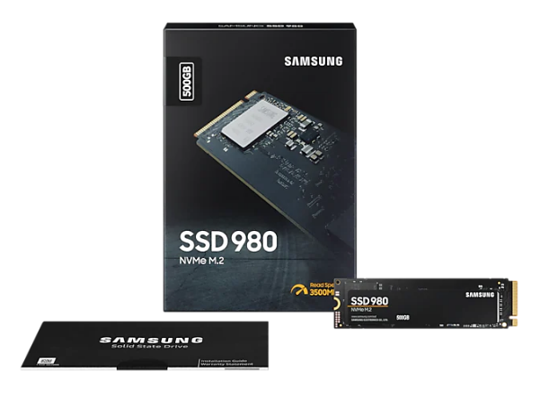 Samsung SSD, 980, 500GB, M.2, PCIe Gen3.0 x4, V-Nand 3bit MLC, R/W: 3100 MB/s/2600 MB/s, MZ-V8V500BW - imagine 6