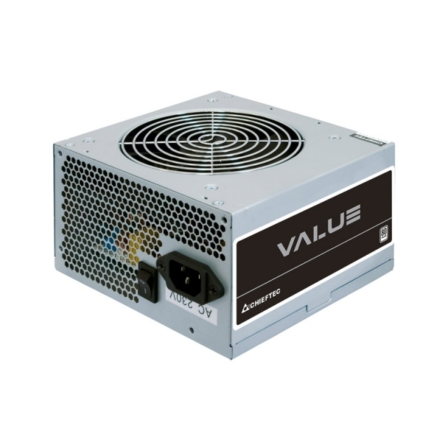CHIEFTEC SURSA Value 600 W, non-modulara, certificare 80 Plus, ventilator 120mm, CPU 4+4, APB-600B8