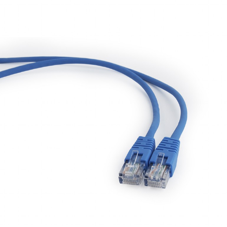 Gembird PATCH CORD UTP Cat5e, cupru-aluminiu, 1.5 m, albastru, AWG26, PP12-1.5M/B