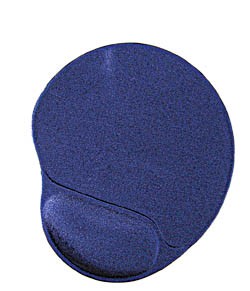 Gembird MousePAD, cauciuc si material textil, 240 x 220 x 4 mm, albastru, MP-GEL-B