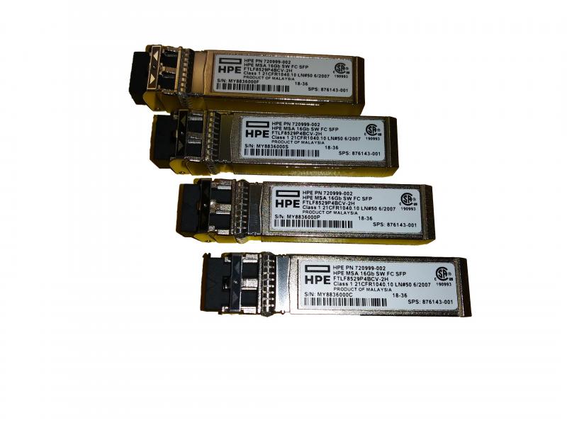 HP HPE MSA 16GB SW FC SFP 4PK XCVR, C8R24B