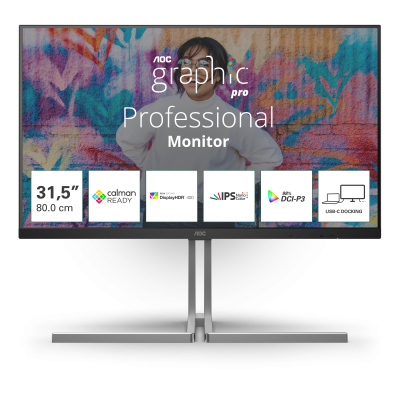 AOC Monitor 32", U32U3CV