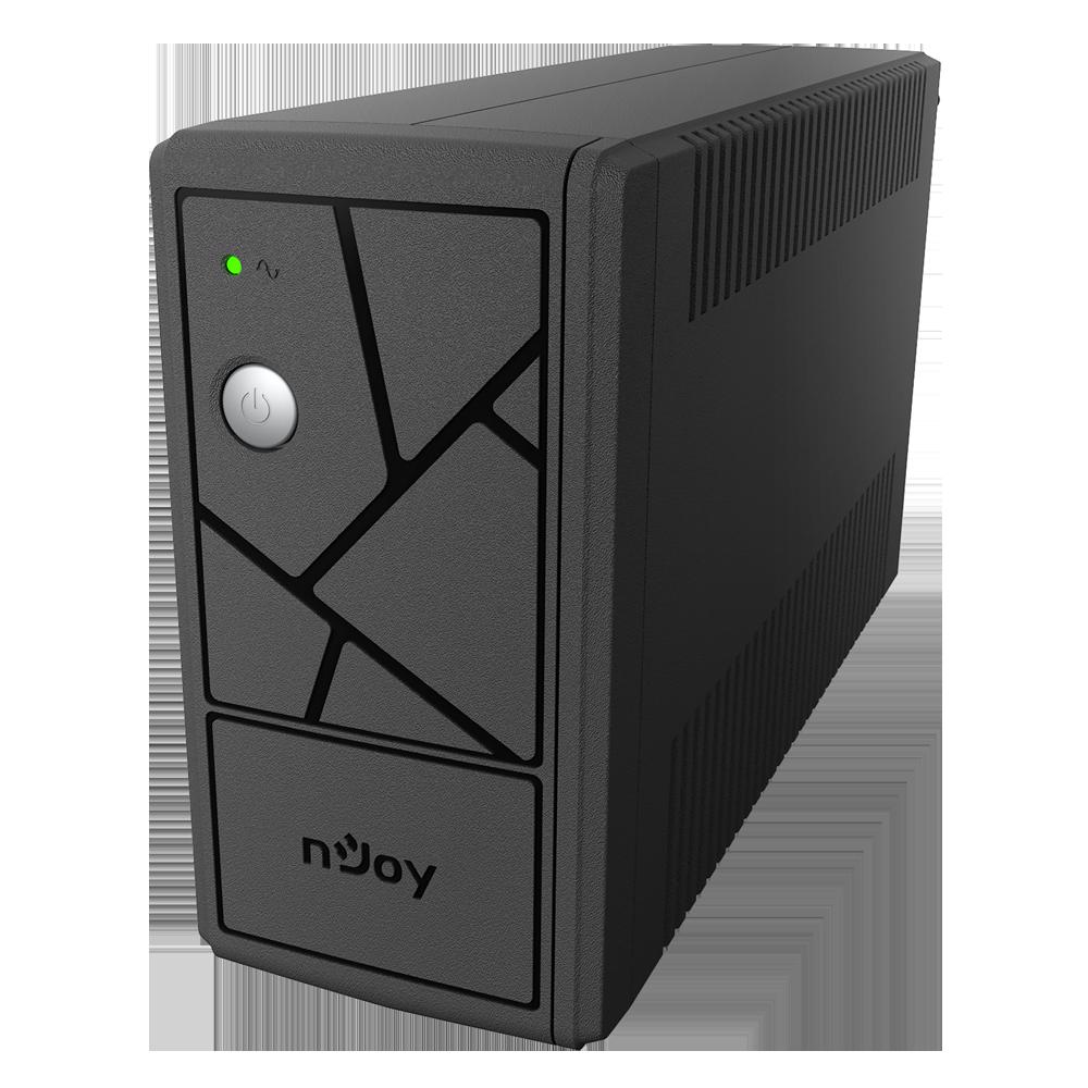 Njoy UPS, Keen 600, Line Int., tower, 600VA/360W, AVR, Schuko x 2, 1 x baterie, UPLI-LI060KE-CG01B