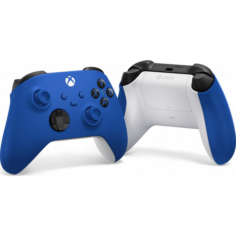 Microsoft MS Xbox X Wireless Controller Blue, QAU-00009 - imagine 3