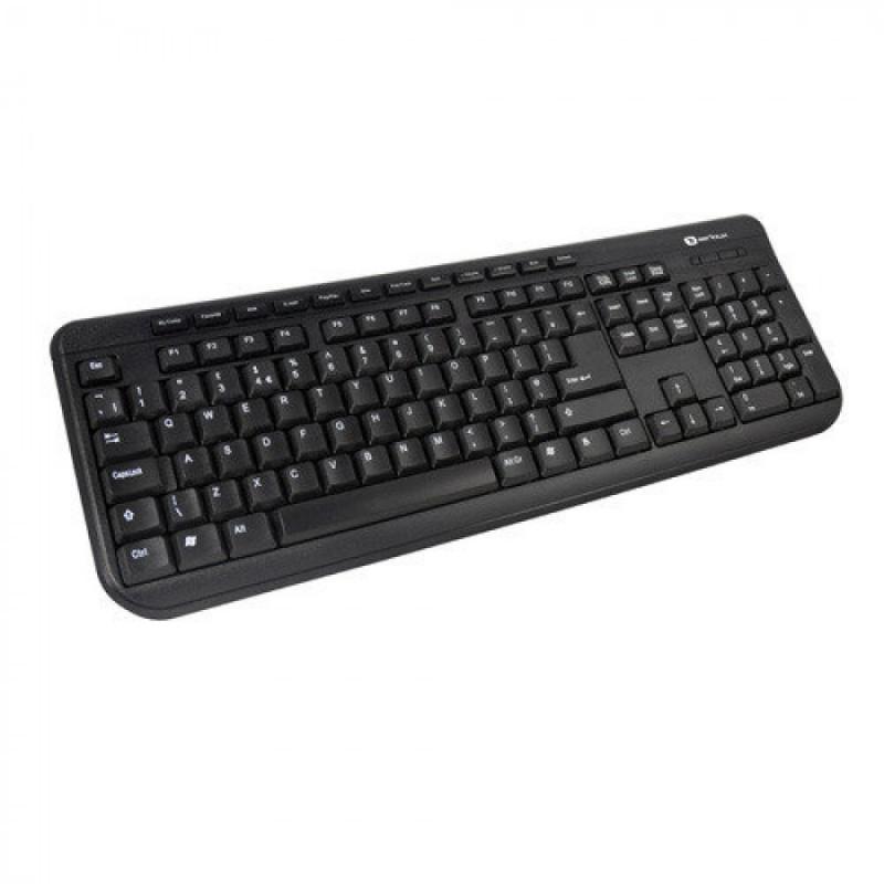 SERIOUX Tastatura 9400MM, cu fir, US layout, neagra, multimedia (11 hotkeys), USB, SRXK-9400MM
