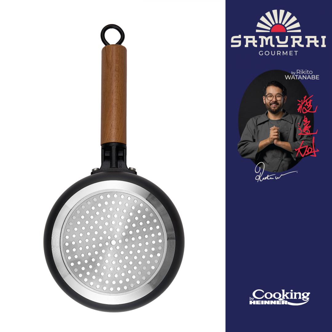 HEINNER CASEROLA ALUMINIU + CAPAC 16X7.5CM, 1.4L, RIKITO WATANABE, SAMURAI GOURMET, HR-SNT-C16 - imagine 2
