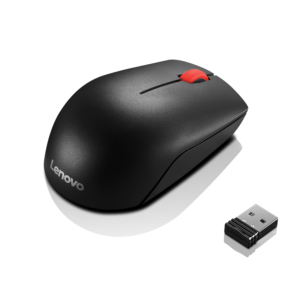Lenovo Essential Compact Wireless Mouse, 4Y50R20864