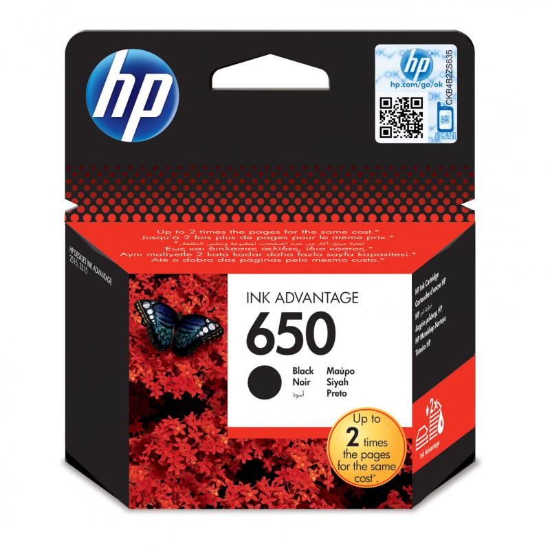 HP Cartus 650, Black, CZ101AE