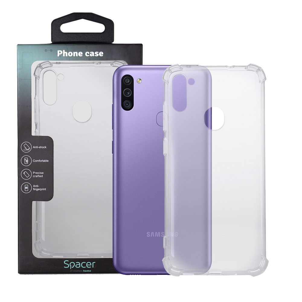 SPACER Husa Samsung Galaxy M11, transparenta, grosime 1.5mm, protectie, SPPC-SM-GX-M11-CLR