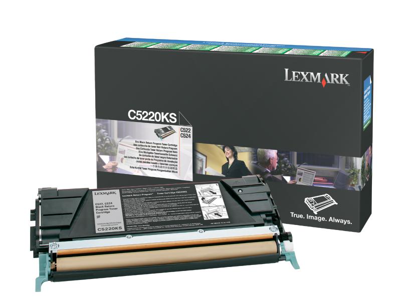 Lexmark Toner Original Black pentru C522|C524|C530|C532|C534, 4K, C5220KS