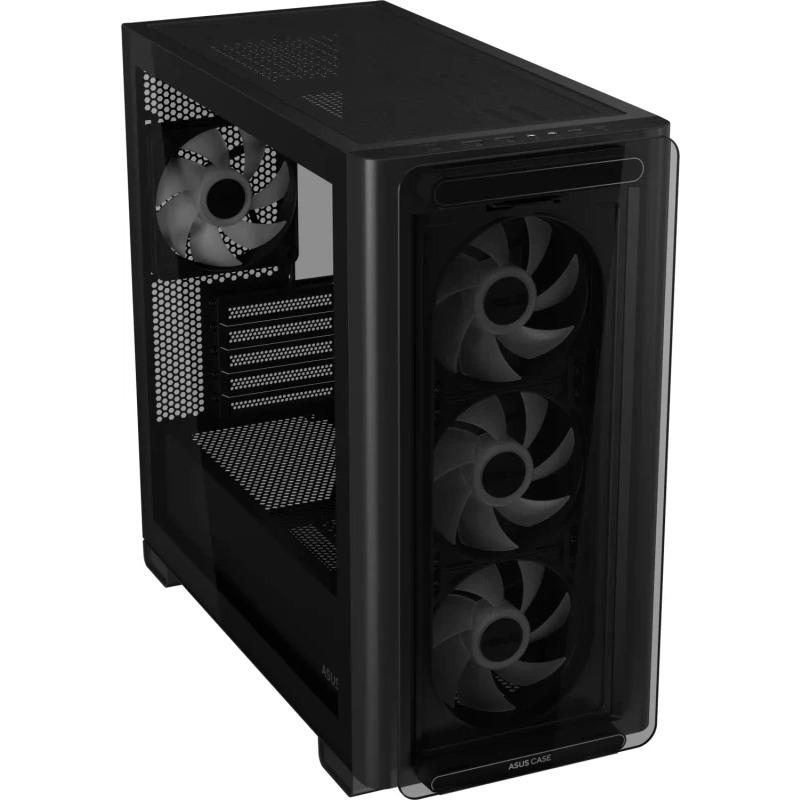 Asus Carcasa, A23 PLUS TG ARGB BLACK - imagine 3