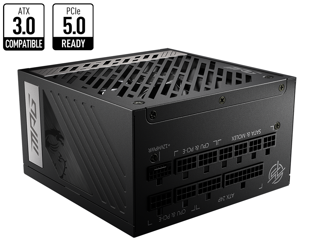 MSI SURSA 80+ GOLD, MPG A1000G PCIE5