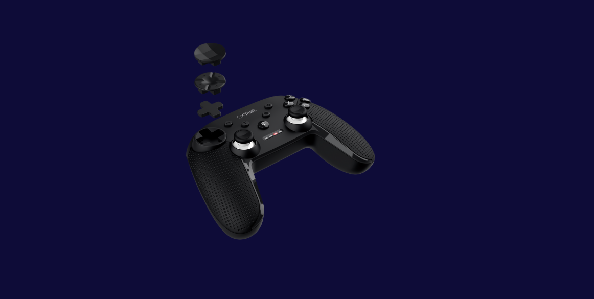 TRUST Controller wireless GXT 542 Muta, material ABS, 15 butoane compatibil cu pc, laptop, TR-24790