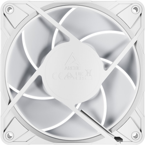Arctic Ventilator P12 Pro A-RGB (White), 120mm, 600 - 3000 RPM, FDB, 77 cfm, 4-Pin Fan, ACFAN00311A - imagine 2