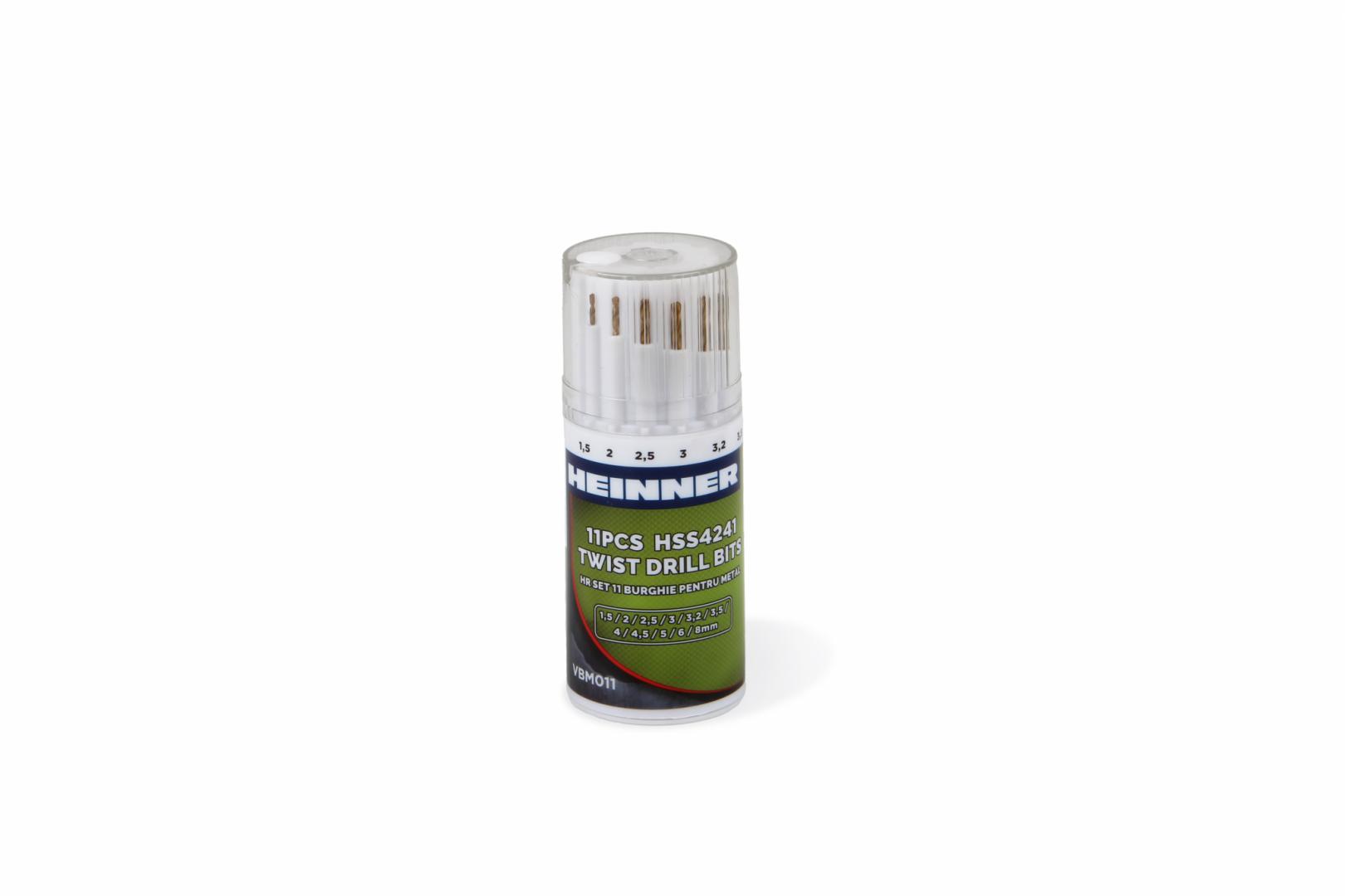 HEINNER SET 11 BURGHIE PENTRU METAL, VBM011