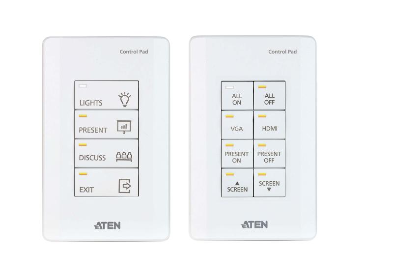 Aten 8-button Control Pad (US, 1 Gang), VK0100-AT