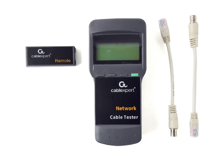 Gembird TESTER CABLU RETEA pt. cablu UTP, STP, coaxial si de telefon: circuit deschis, NCT-31