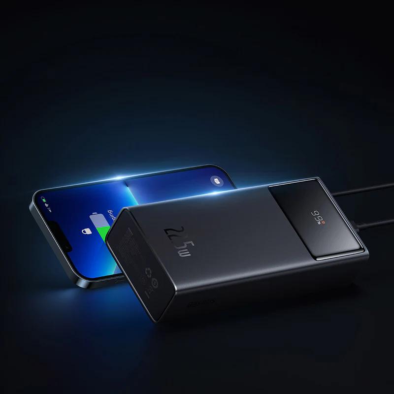 Baseus POWER BANK Star-Lord Digital Display, 30000mAh, 22.5W, 2 x USB; 1 x USB Type-C, PPXJ080101 - imagine 7