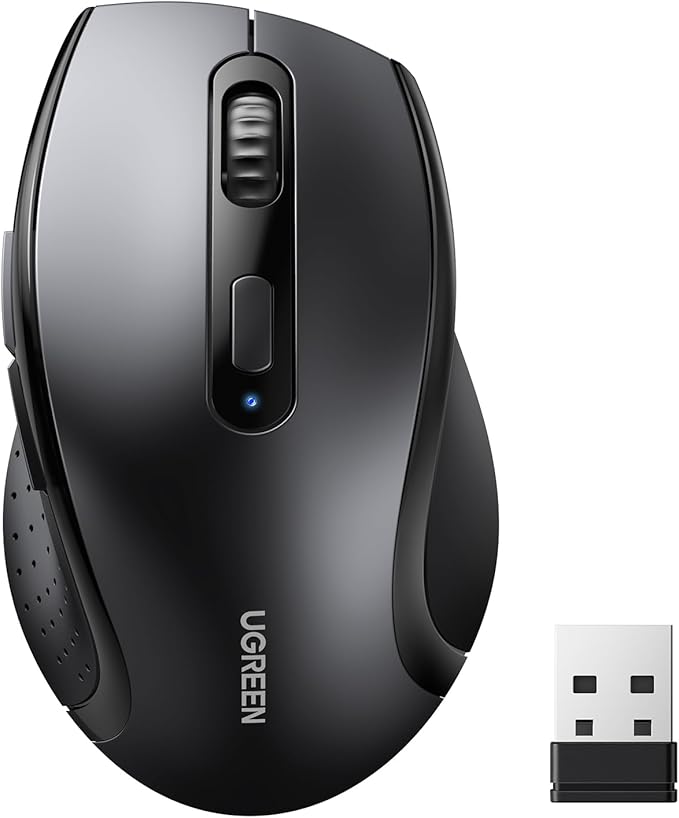 UGreen MOUSE, M511 PC sau NB, wireless 2.4GHz, optic, 3/1 butoane/scroll, 1600 dpi, necesita, 45012