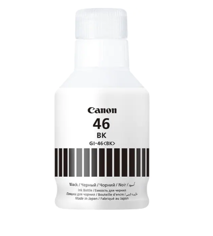 Canon Cartus Cerneala Original Black, GI-46BK pentru MAXIFY GX3040|GX4040|GX6040|GX7040, 4411C001AA