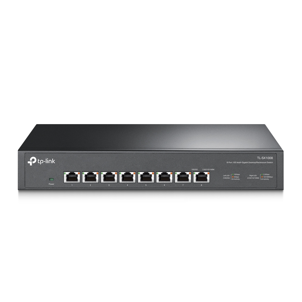 Tp-Link SWITCH 8 porturi 10G carcasa metalica, TL-SX1008