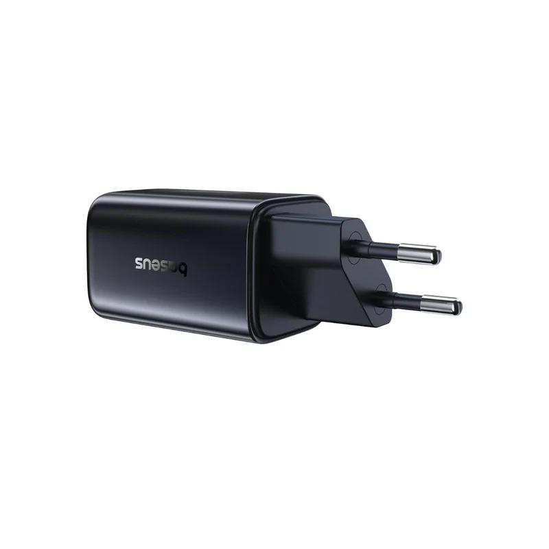 Baseus INCARCATOR retea PicoGo AN13, Quick Charge 45W, 2 x USB Type-C, negru, E0121F00