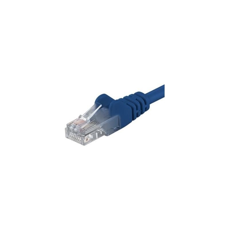 PremiumCord Patchcord UTP RJ45-RJ45 CAT6 5m albastru, UTP-6-5-BL